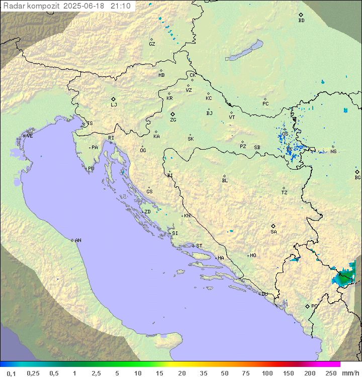 Padavine Hrvaška