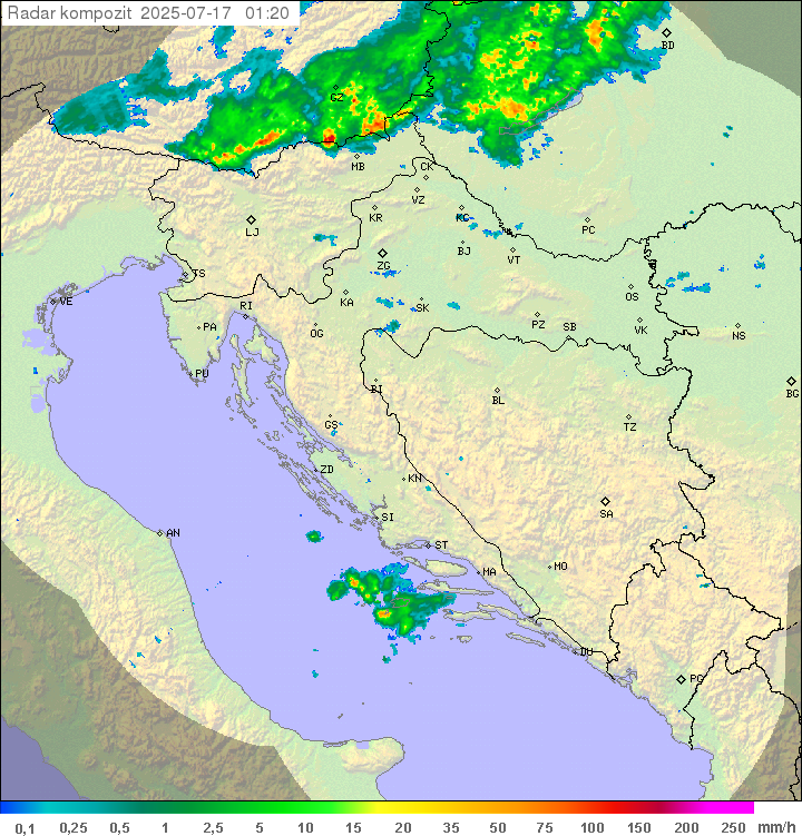 Padavine Hrvaška