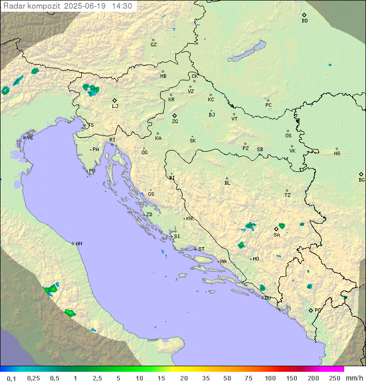 Padavine Hrvaška