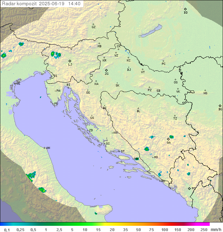 Padavine Hrvaška