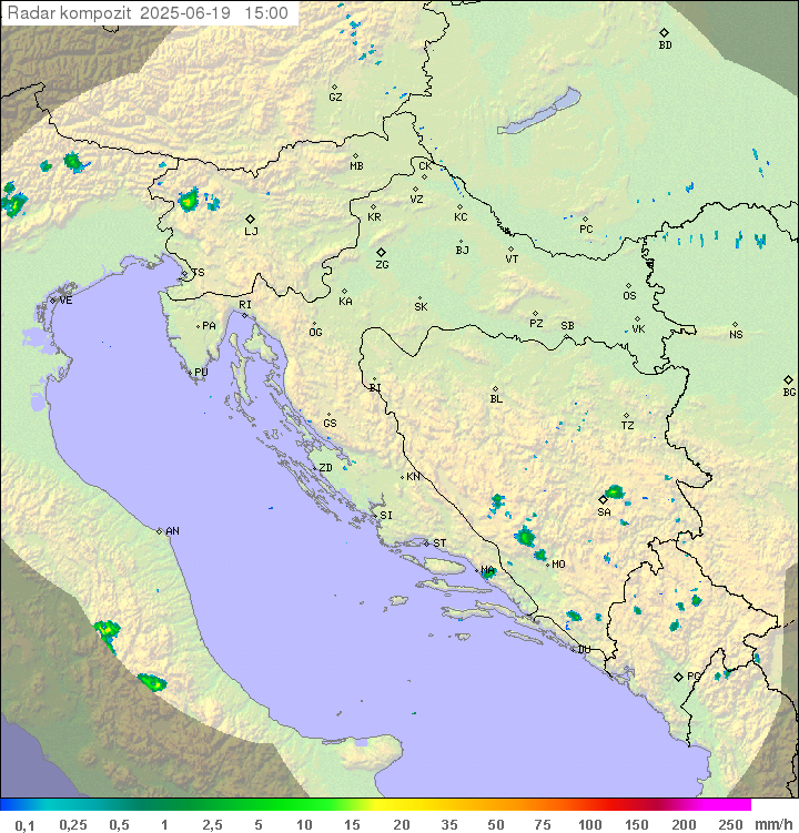 Padavine Hrvaška