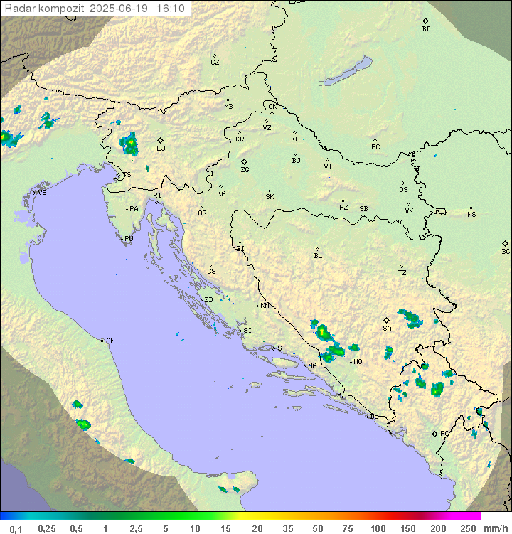 Padavine Hrvaška