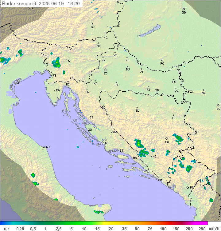 Padavine Hrvaška