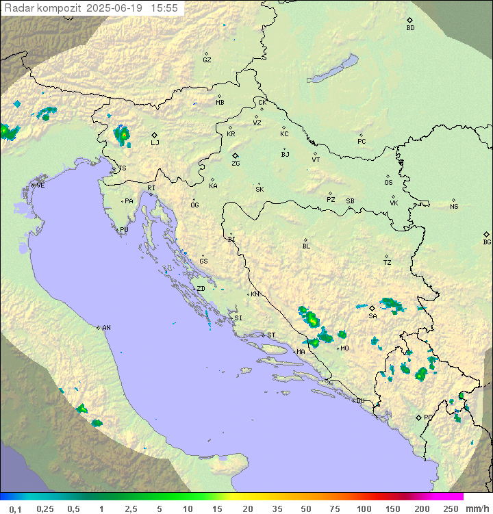 Padavine Hrvaška