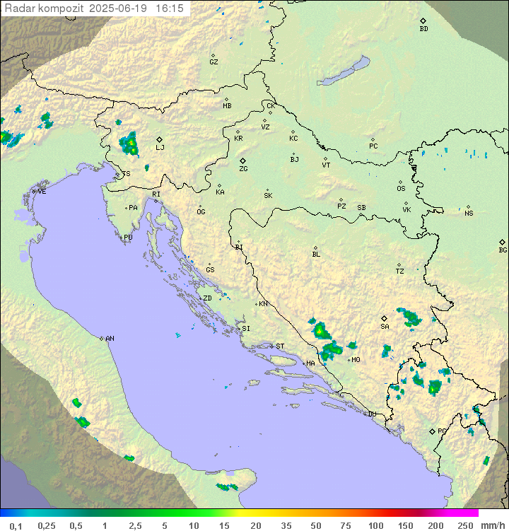 Padavine Hrvaška