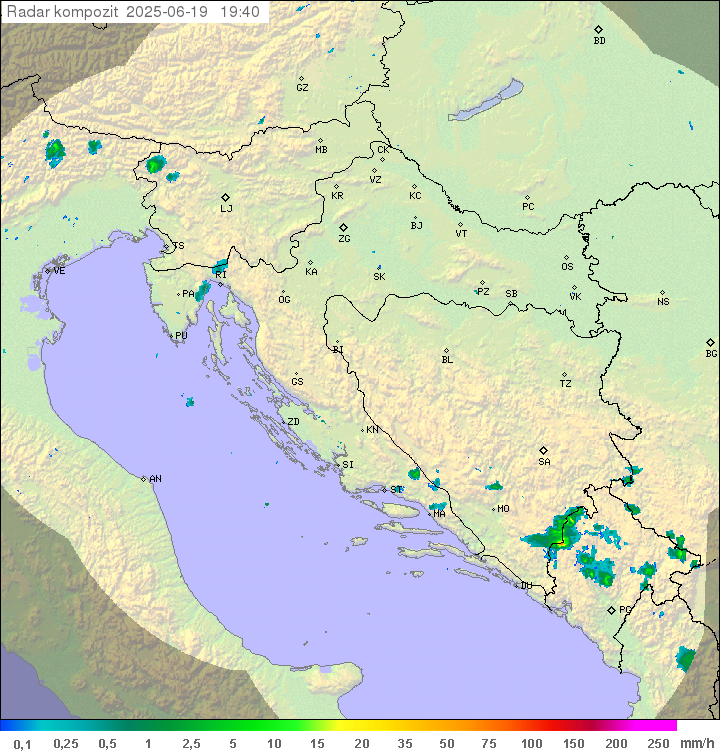 Padavine Hrvaška