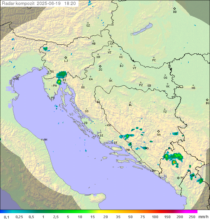 Padavine Hrvaška