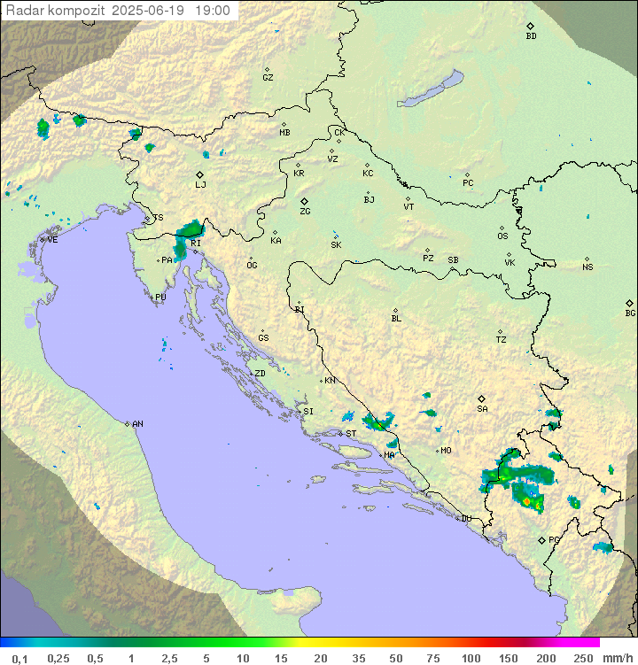 Padavine Hrvaška