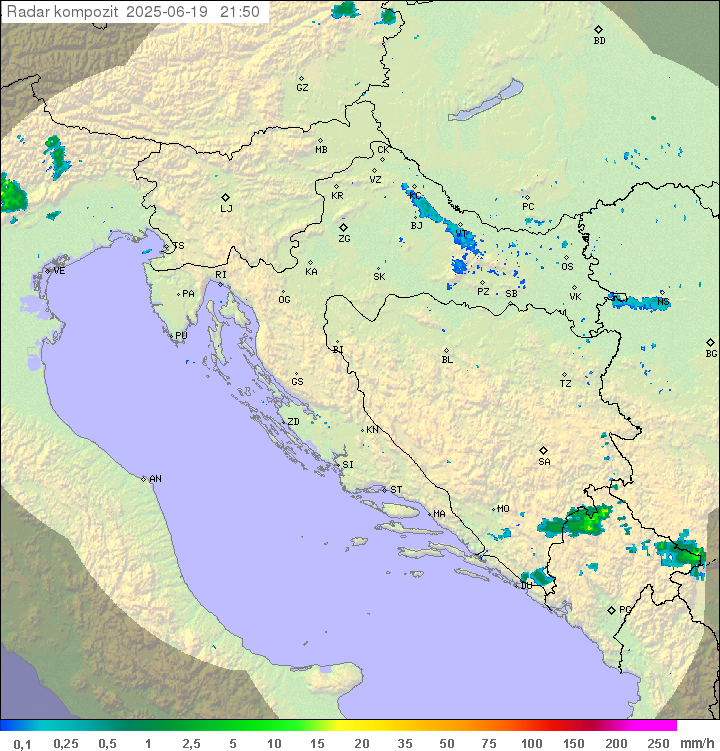 Padavine Hrvaška