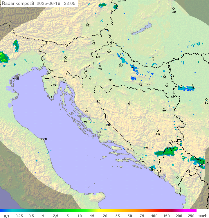 Padavine Hrvaška