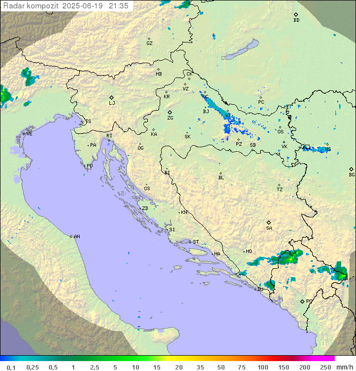 Padavine Hrvaška