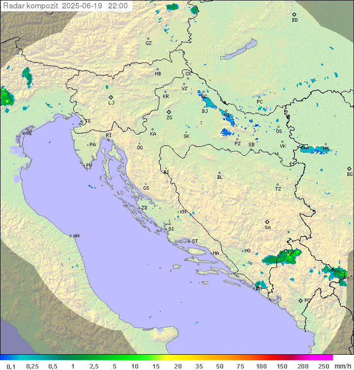 Padavine Hrvaška