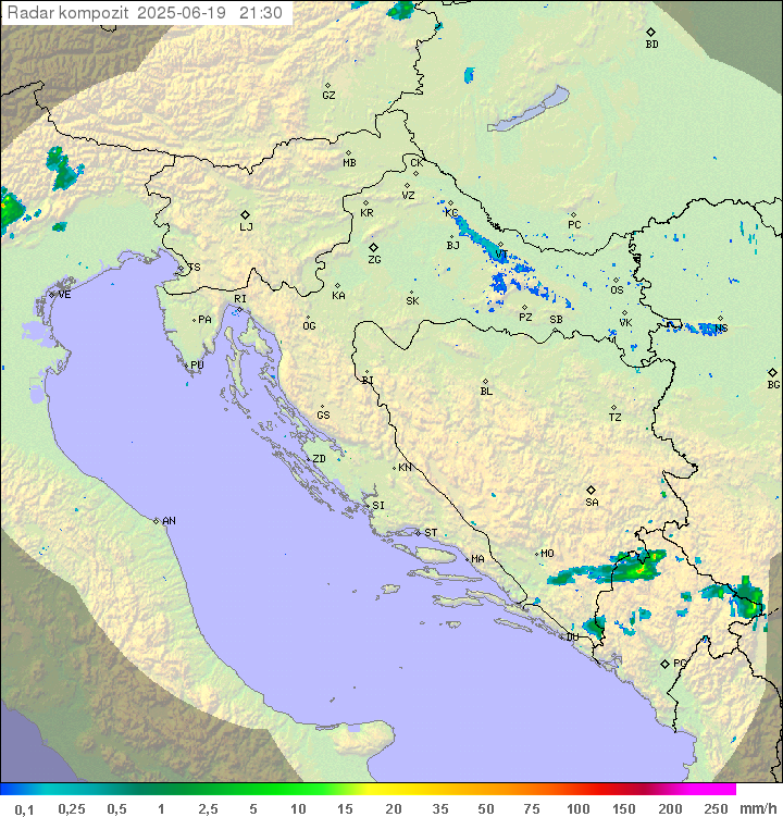Padavine Hrvaška