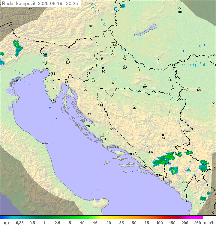 Padavine Hrvaška