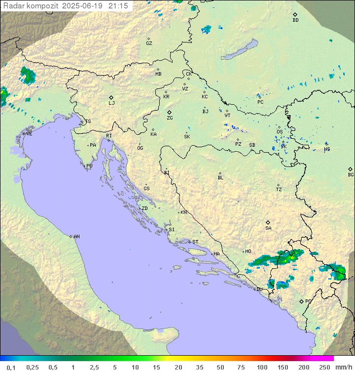 Padavine Hrvaška