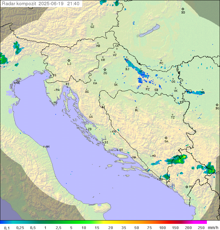 Padavine Hrvaška