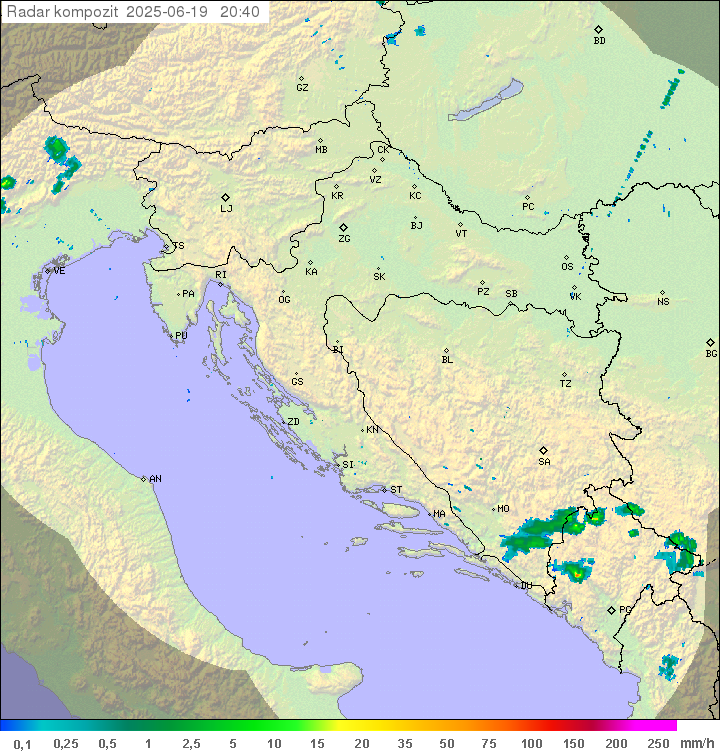 Padavine Hrvaška