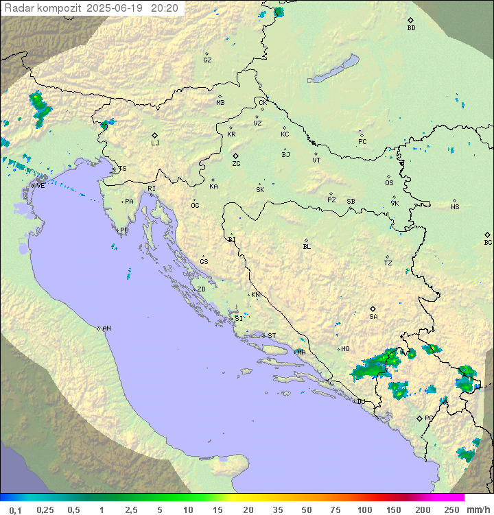 Padavine Hrvaška