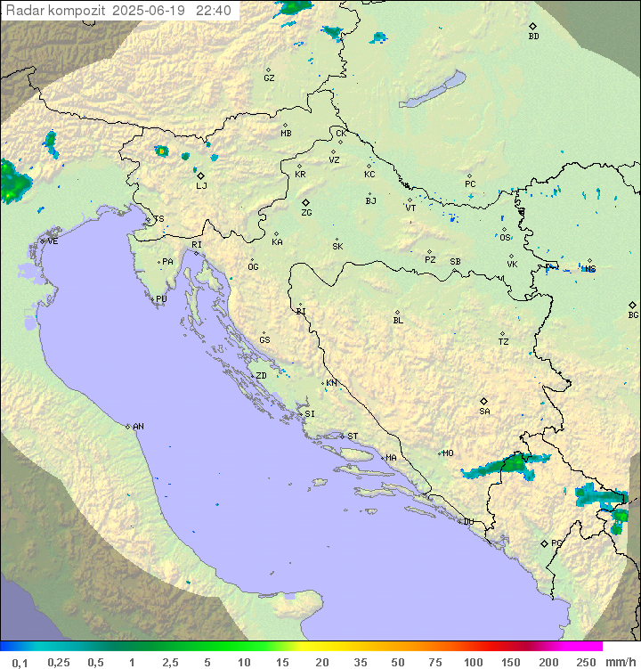 Padavine Hrvaška