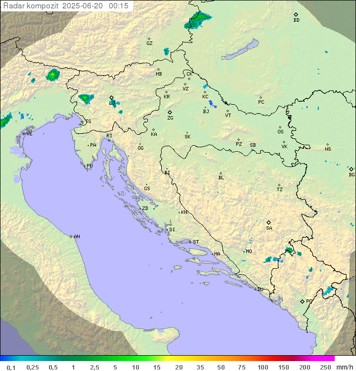 Padavine Hrvaška
