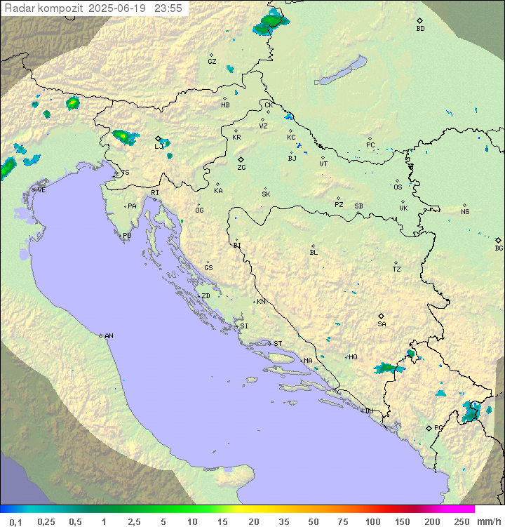 Padavine Hrvaška