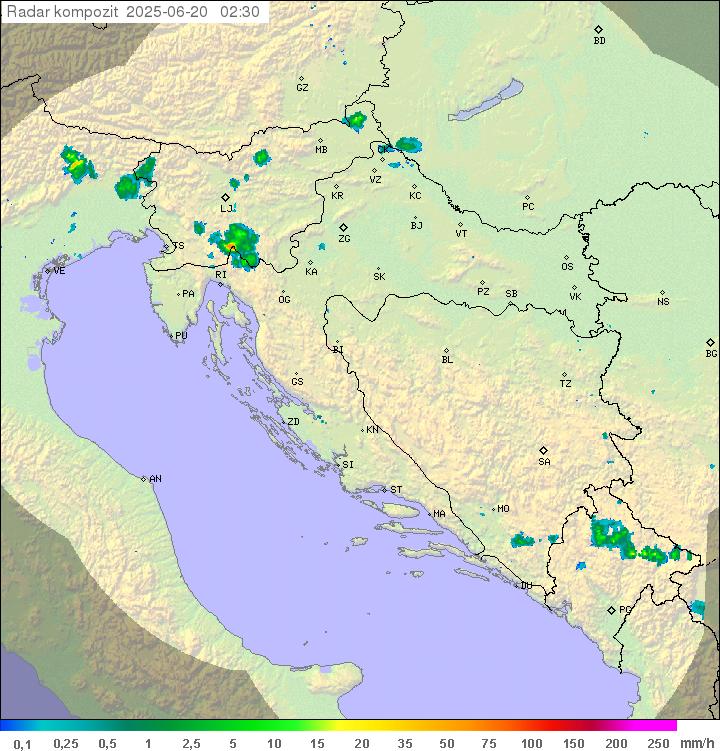 Padavine Hrvaška