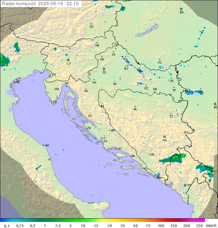 Padavine Hrvaška