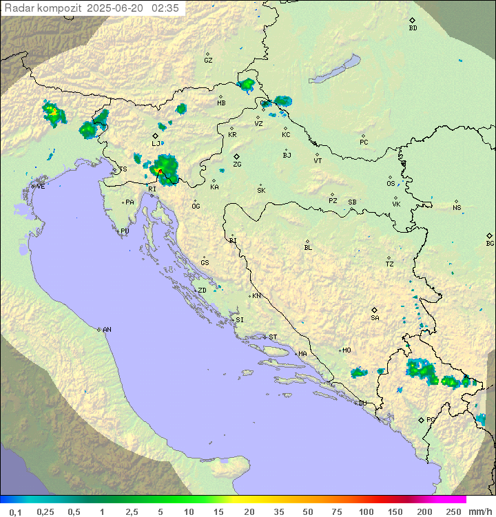 Padavine Hrvaška