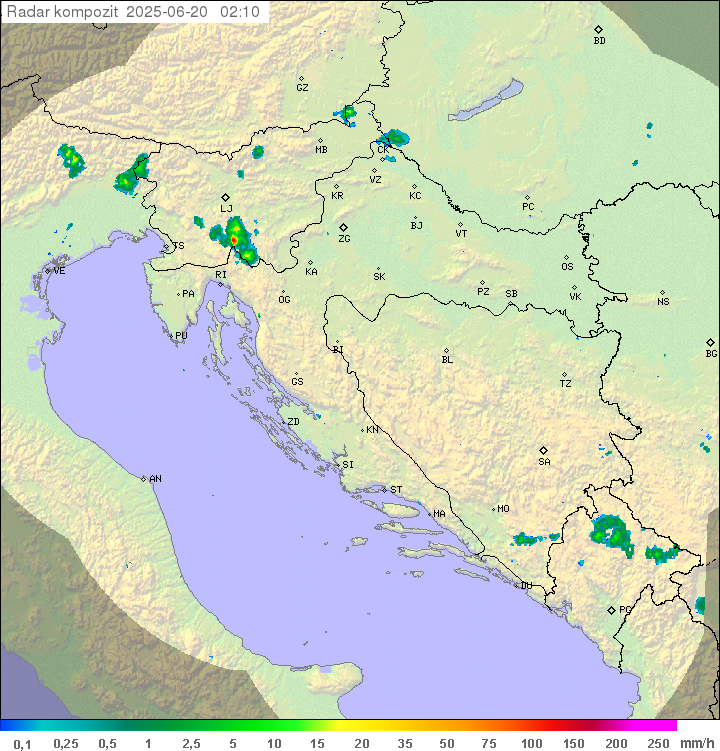 Padavine Hrvaška