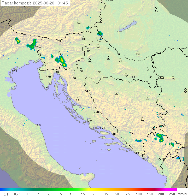 Padavine Hrvaška