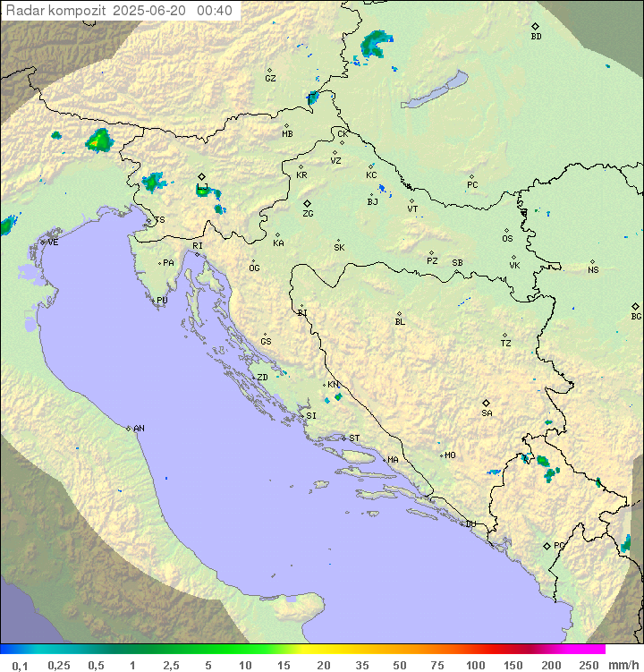 Padavine Hrvaška