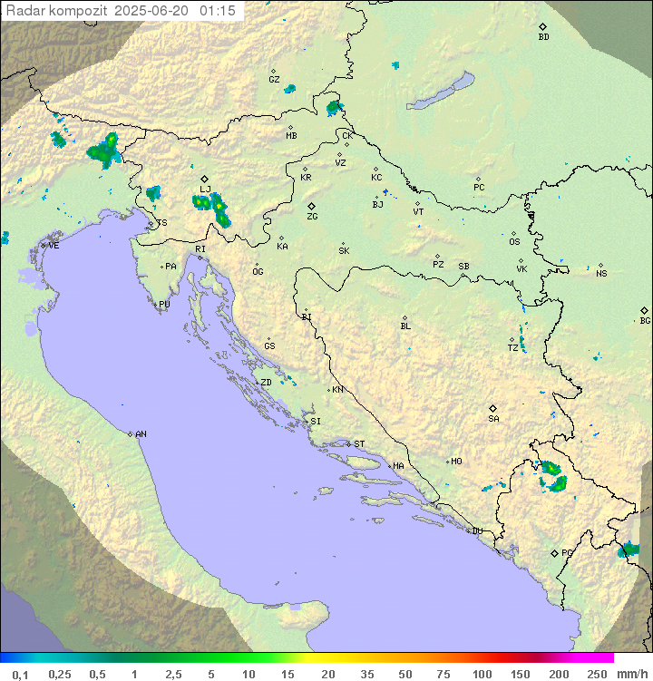 Padavine Hrvaška