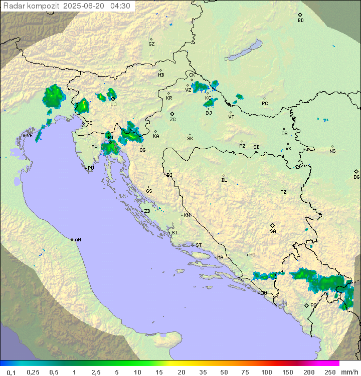 Padavine Hrvaška