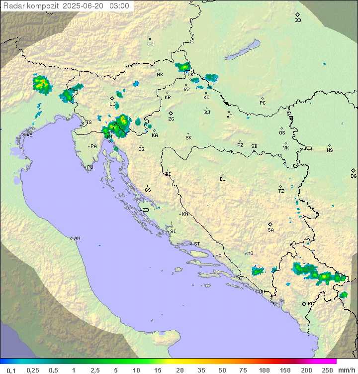 Padavine Hrvaška