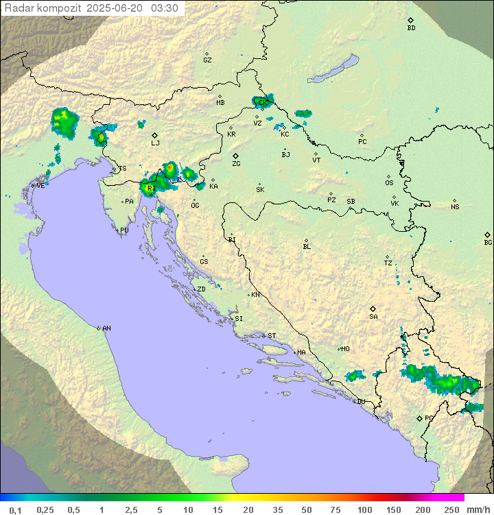 Padavine Hrvaška
