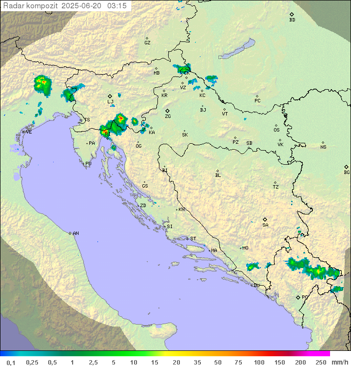 Padavine Hrvaška