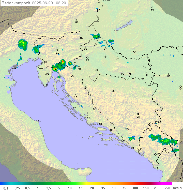 Padavine Hrvaška