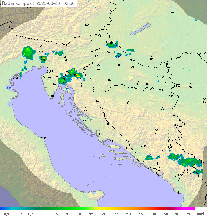 Padavine Hrvaška