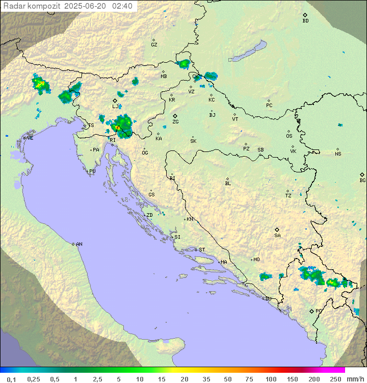 Padavine Hrvaška