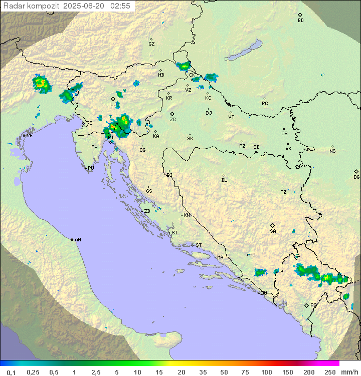 Padavine Hrvaška