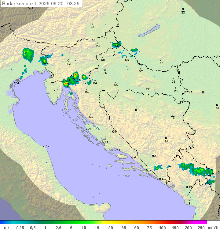 Padavine Hrvaška