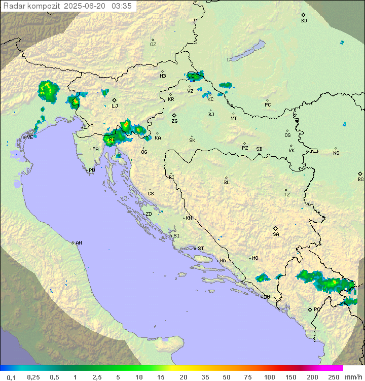 Padavine Hrvaška