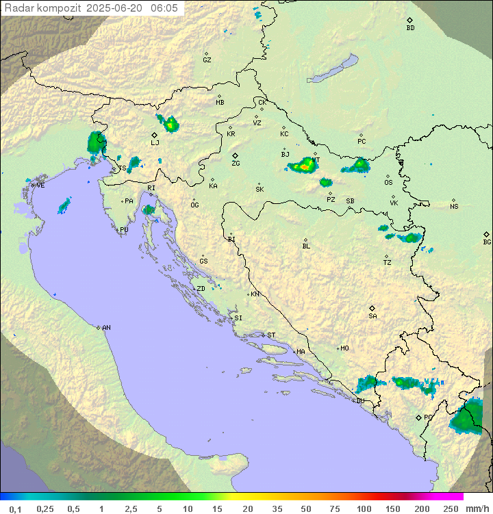 Padavine Hrvaška