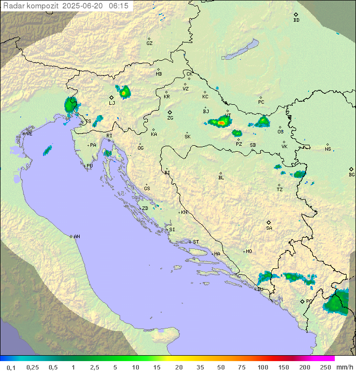 Padavine Hrvaška