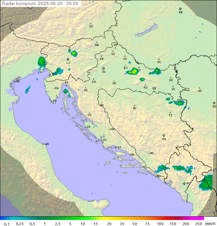 Padavine Hrvaška