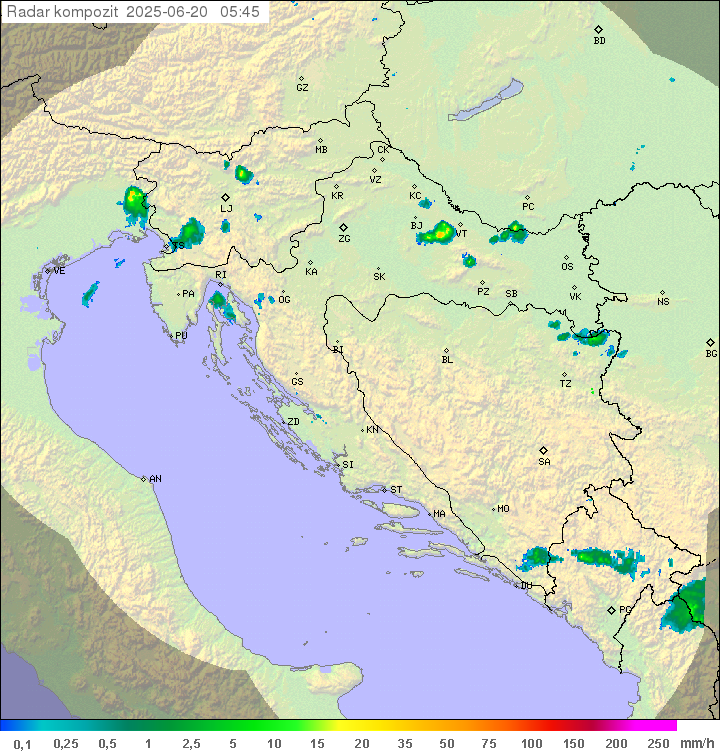 Padavine Hrvaška