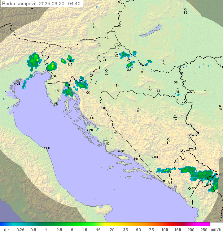 Padavine Hrvaška