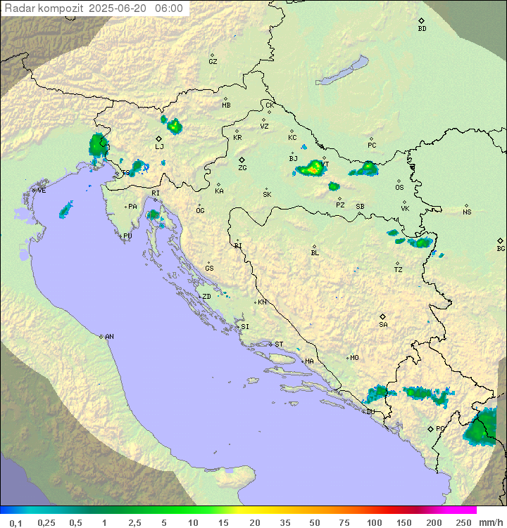 Padavine Hrvaška