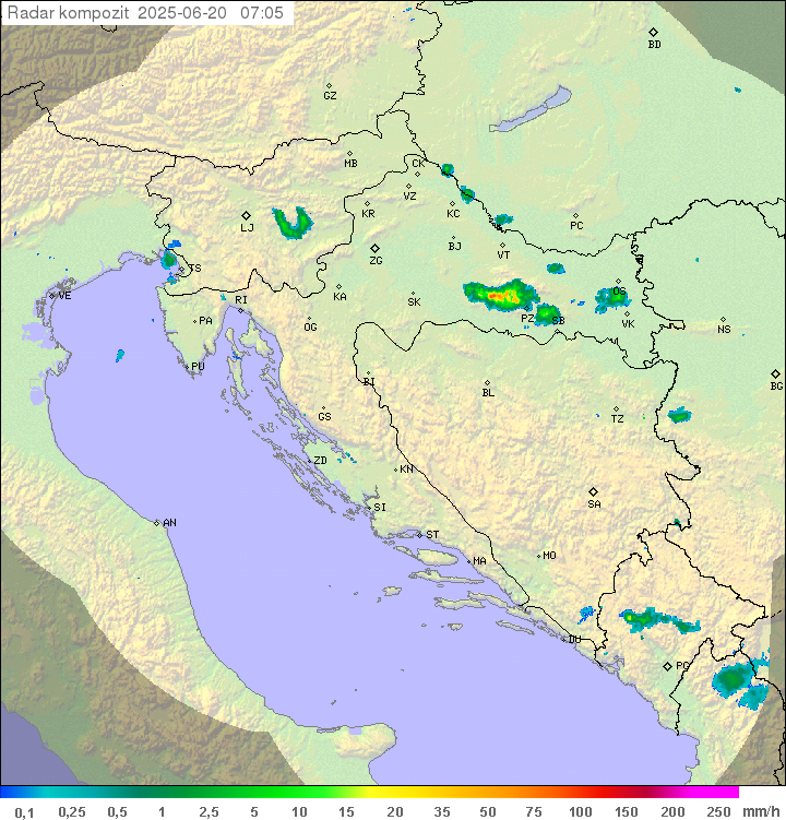 Padavine Hrvaška