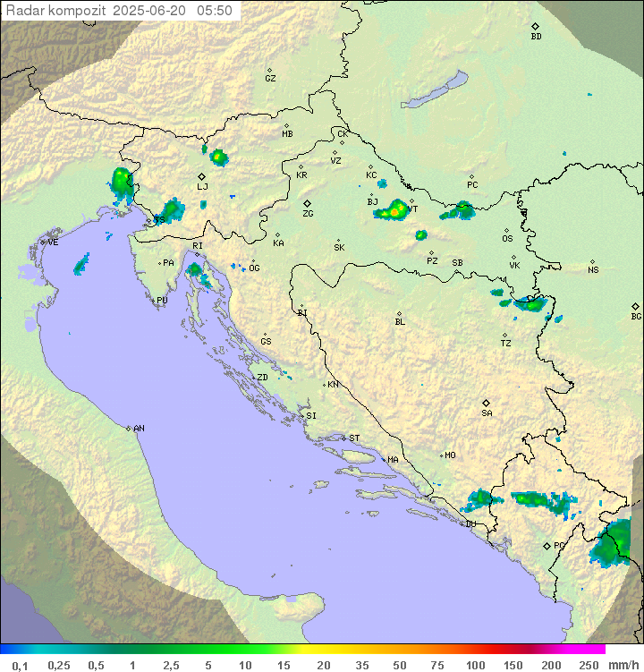 Padavine Hrvaška